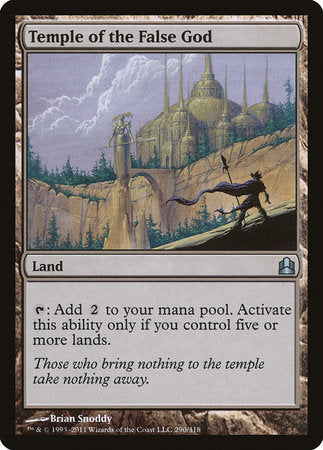 Temple of the False God [Commander 2011] | Good Games North