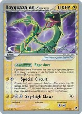 Rayquaza ex (97/101) (Delta Species) (Legendary Ascent - Tom Roos) [World Championships 2007] | Good Games North