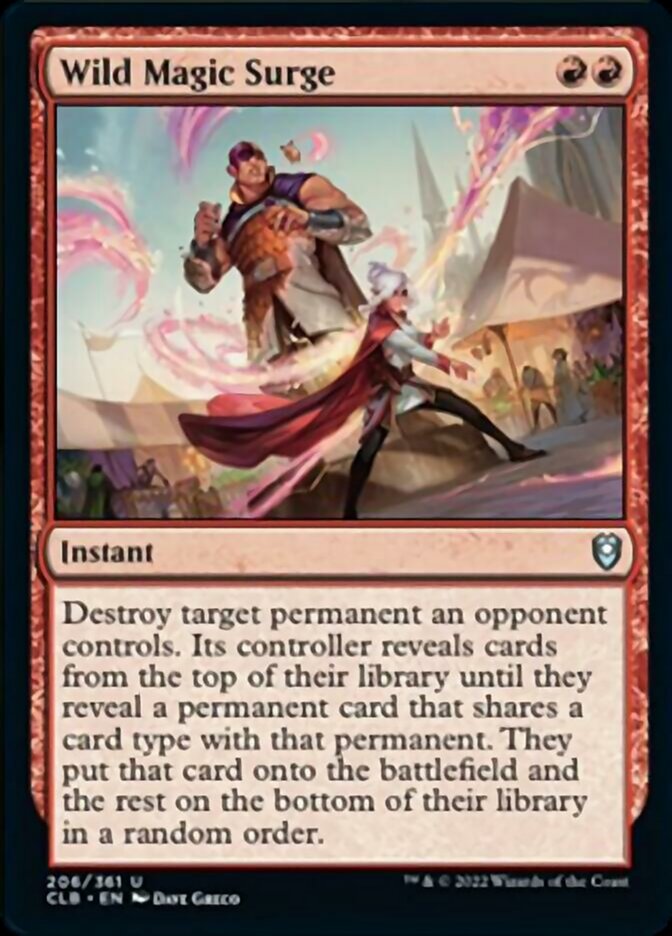 Wild Magic Surge [Commander Legends: Battle for Baldur's Gate] | Good Games North