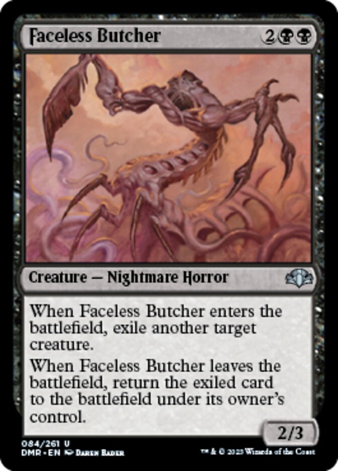 Faceless Butcher [Dominaria Remastered] | Good Games North