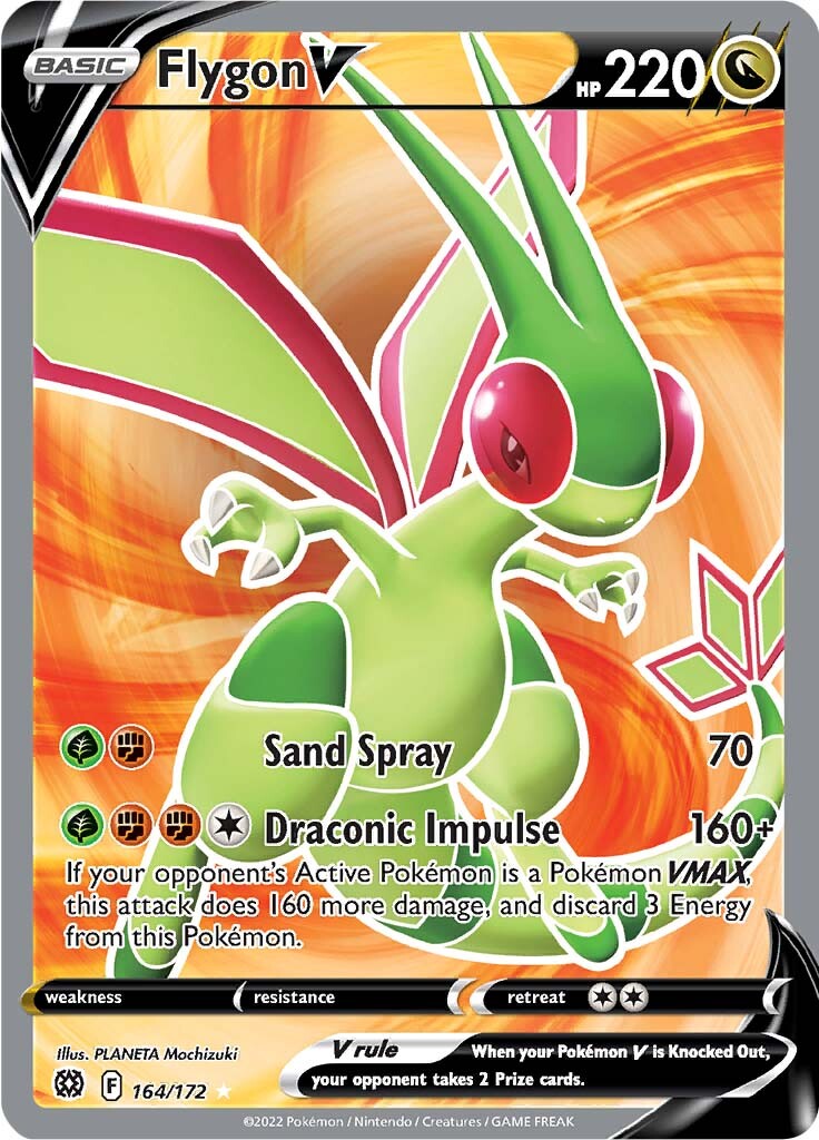 Flygon V (164/172) [Sword & Shield: Brilliant Stars] | Good Games North