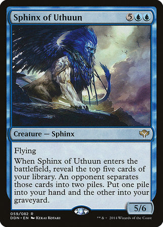 Sphinx of Uthuun [Duel Decks: Speed vs. Cunning] | Good Games North