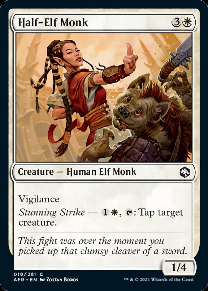 Half-Elf Monk [Dungeons & Dragons: Adventures in the Forgotten Realms] | Good Games North