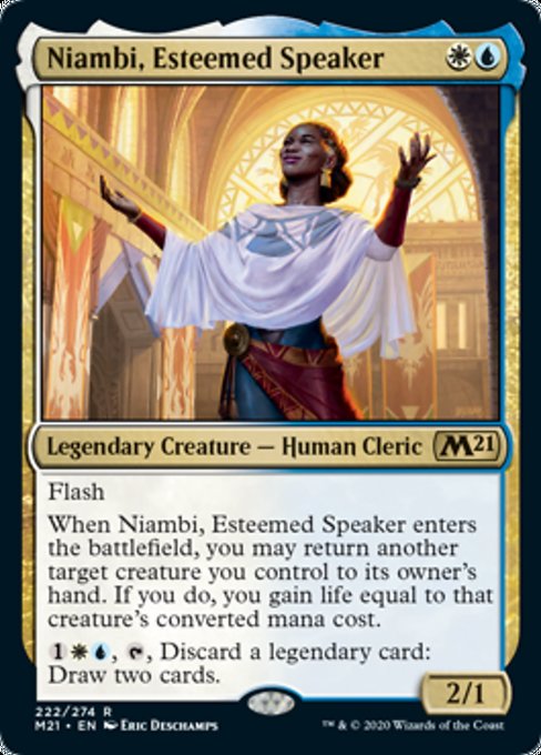 Niambi, Esteemed Speaker [Core Set 2021] | Good Games North