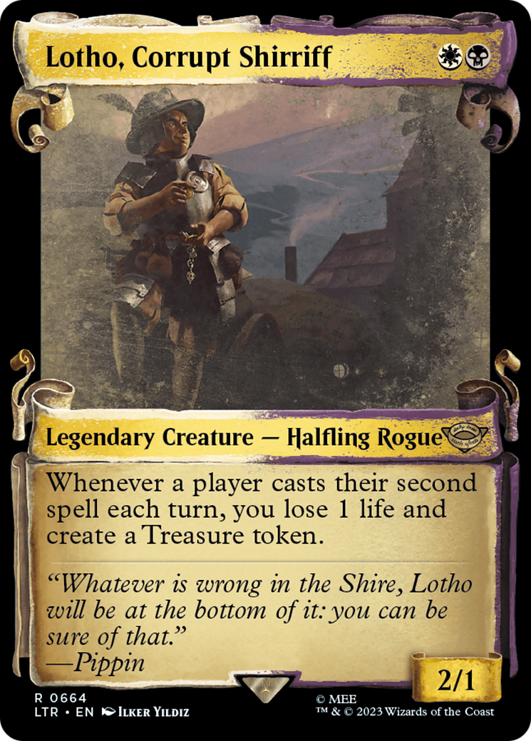 Lotho, Corrupt Shirriff [The Lord of the Rings: Tales of Middle-Earth Showcase Scrolls] | Good Games North