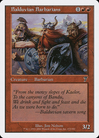 Balduvian Barbarians [Seventh Edition] | Good Games North