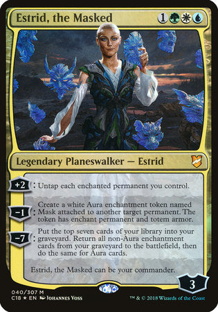 Estrid, the Masked (Commander 2018) [Commander 2018 Oversized] | Good Games North