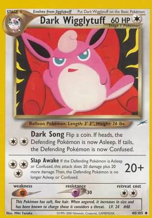 Dark Wigglytuff (40/105) [Neo Destiny Unlimited] | Good Games North