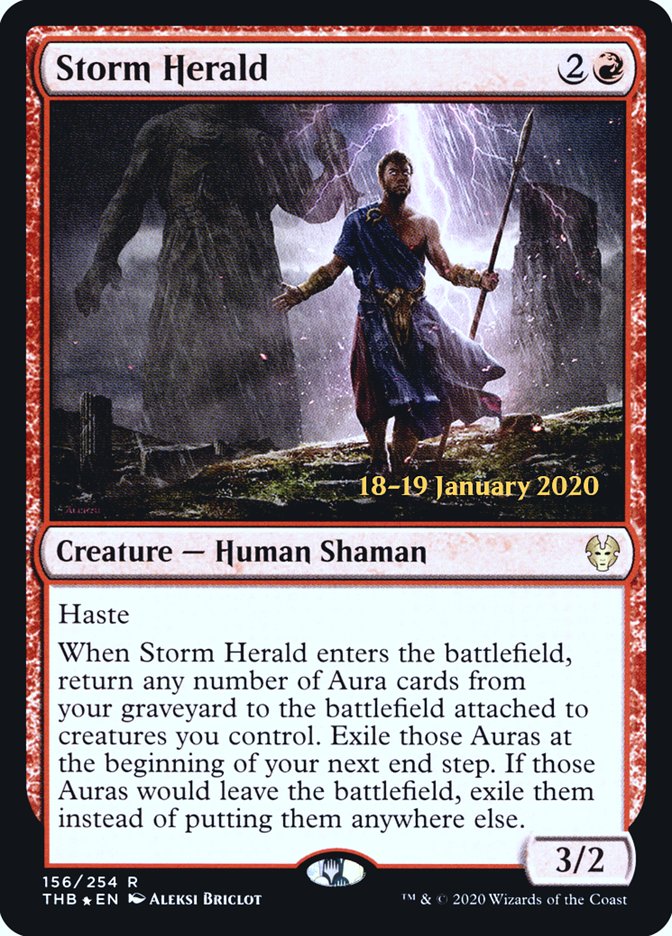 Storm Herald [Theros Beyond Death Prerelease Promos] | Good Games North