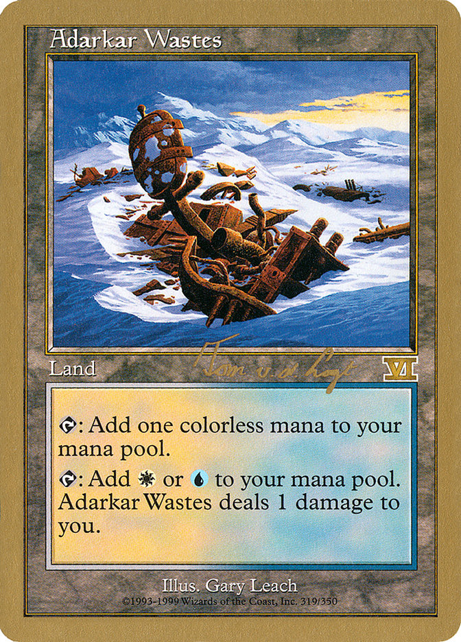 Adarkar Wastes (Tom van de Logt) [World Championship Decks 2000] | Good Games North