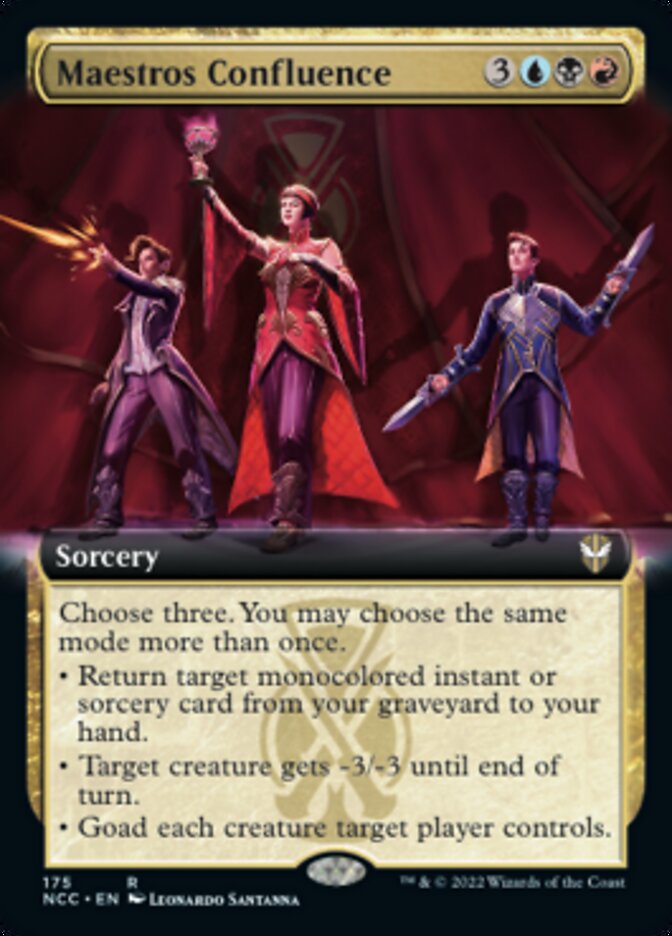Maestros Confluence (Extended Art) [Streets of New Capenna Commander] | Good Games North