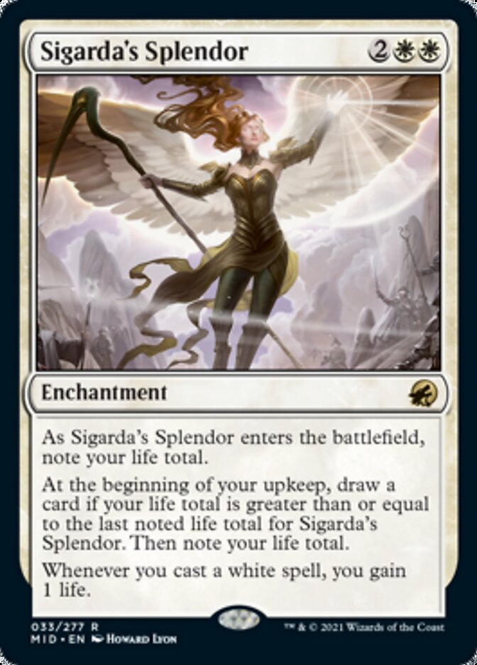 Sigarda's Splendor [Innistrad: Midnight Hunt] | Good Games North