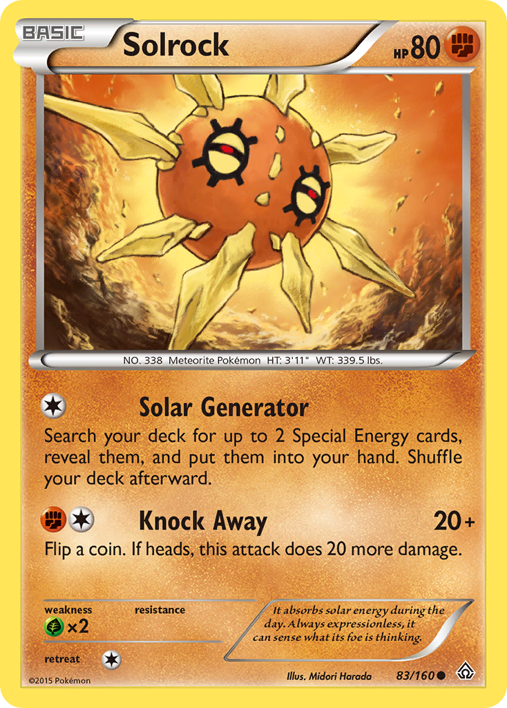 Solrock (83/160) [XY: Primal Clash] | Good Games North