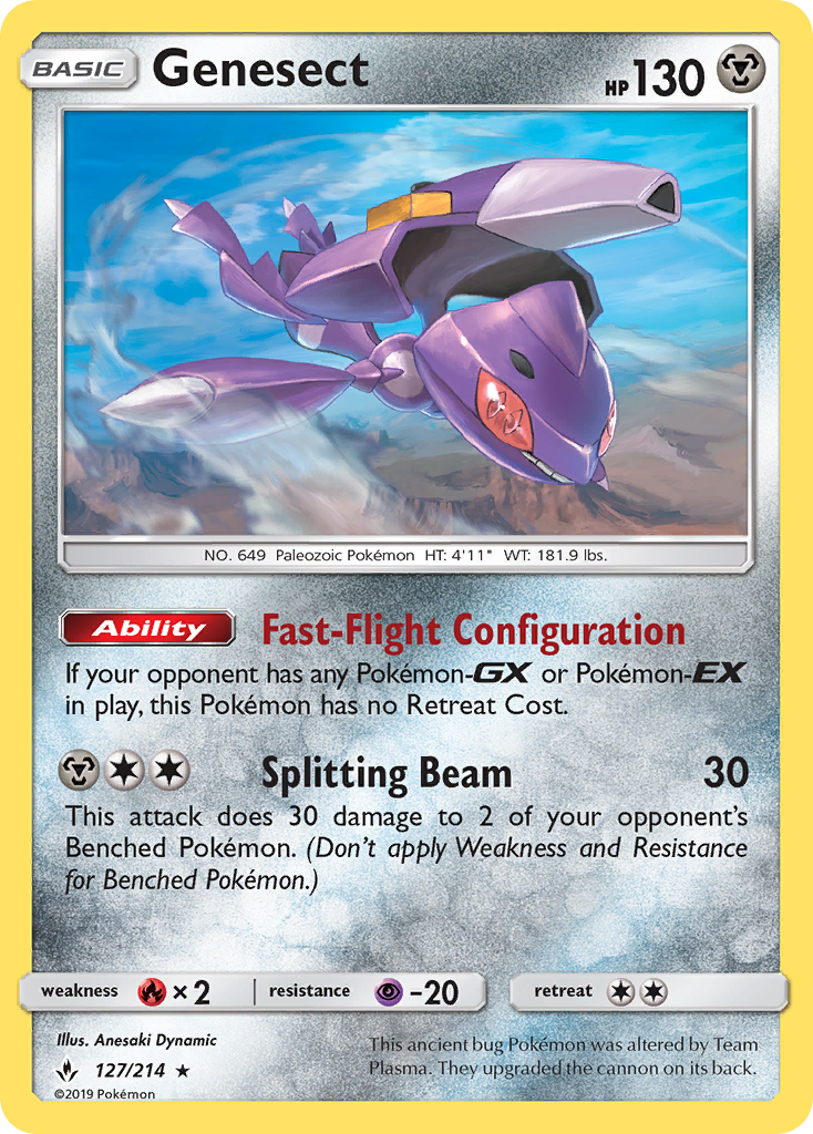 Genesect (127/214) [Sun & Moon: Unbroken Bonds] | Good Games North