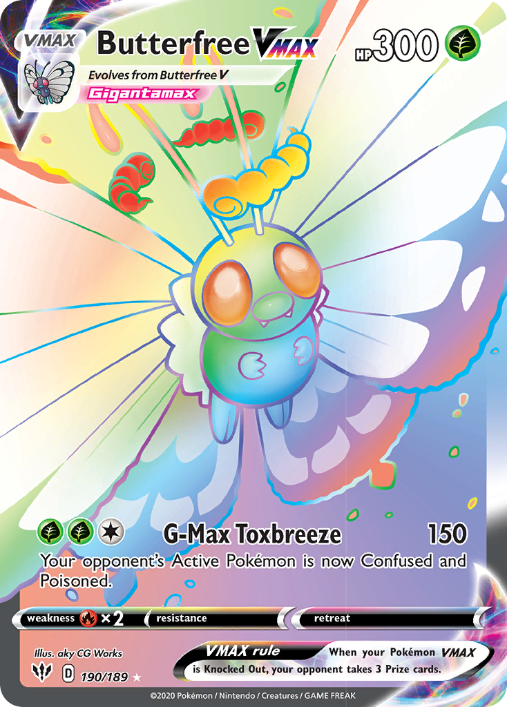 Butterfree VMAX (190/189) [Sword & Shield: Darkness Ablaze] | Good Games North