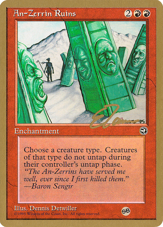 An-Zerrin Ruins (Eric Tam) (SB) [Pro Tour Collector Set] | Good Games North