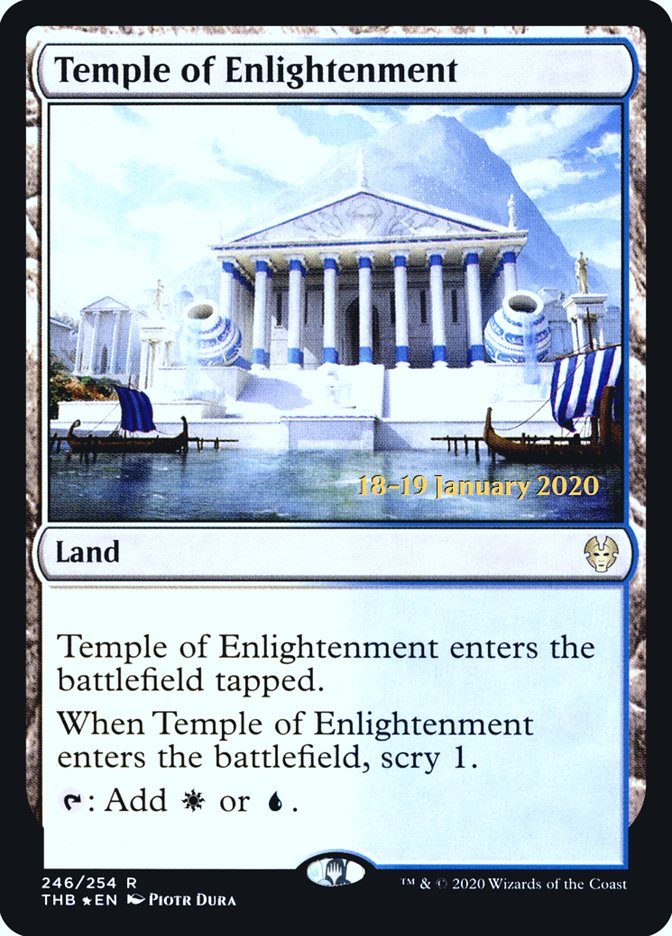 Temple of Enlightenment [Theros Beyond Death Prerelease Promos] | Good Games North