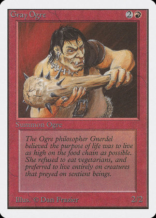 Gray Ogre [Unlimited Edition] | Good Games North