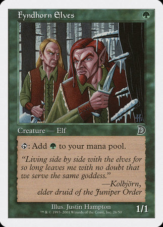 Fyndhorn Elves [Deckmasters] | Good Games North