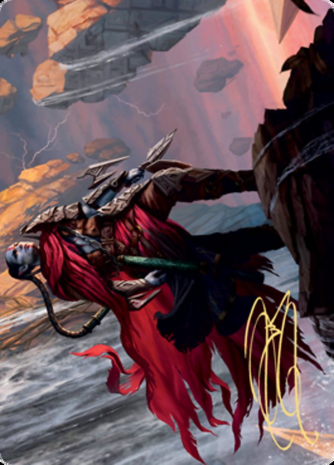 Anowon, the Ruin Thief Art Card (Gold-Stamped Signature) [Zendikar Rising Art Series] | Good Games North