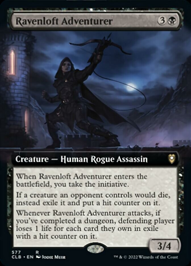 Ravenloft Adventurer (Extended Art) [Commander Legends: Battle for Baldur's Gate] | Good Games North