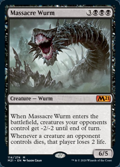 Massacre Wurm [Core Set 2021] | Good Games North