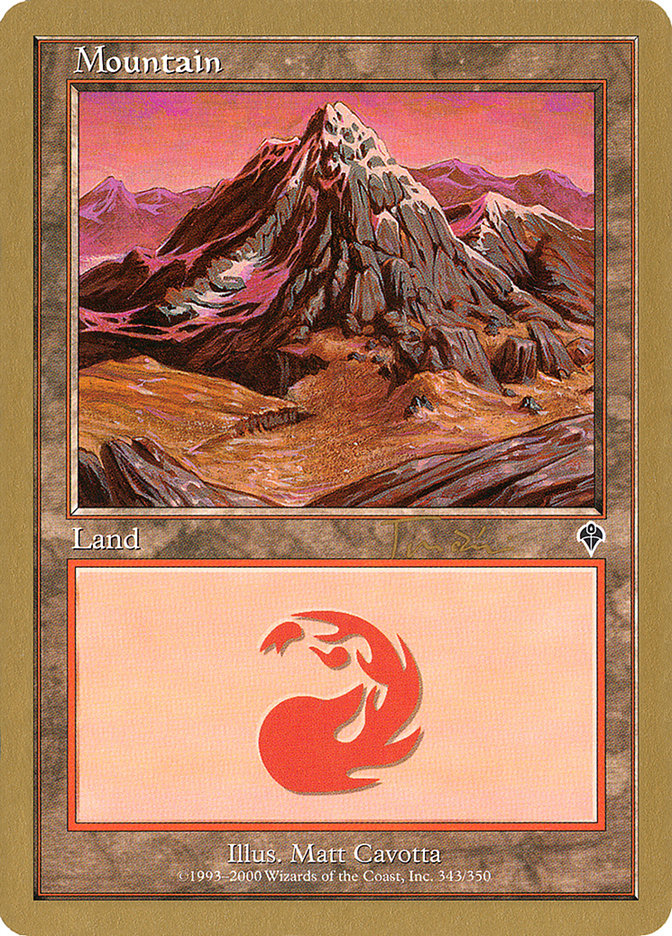 Mountain (jt343a) (Jan Tomcani) (INV) [World Championship Decks 2001] | Good Games North