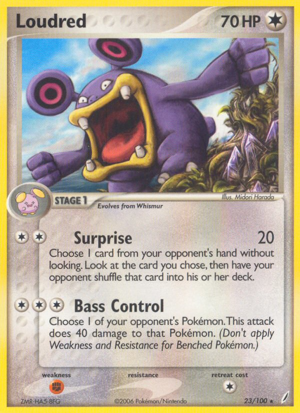 Loudred (23/100) [EX: Crystal Guardians] | Good Games North