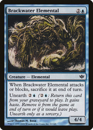 Brackwater Elemental [Conflux] | Good Games North
