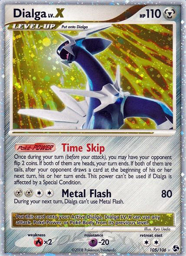Dialga LV.X (105/106) [Diamond & Pearl: Great Encounters] | Good Games North