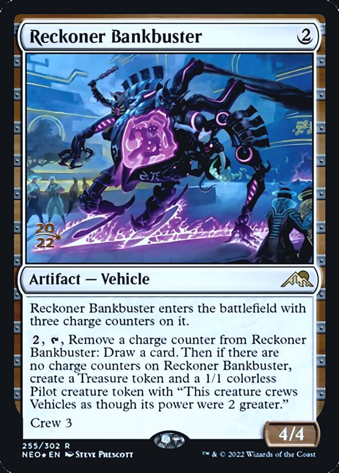 Reckoner Bankbuster [Kamigawa: Neon Dynasty Prerelease Promos] | Good Games North