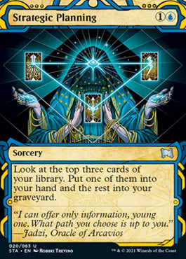 Strategic Planning (Etched Foil) [Strixhaven Mystical Archive] | Good Games North