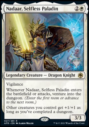 Nadaar, Selfless Paladin (Promo Pack) [Dungeons & Dragons: Adventures in the Forgotten Realms Promos] | Good Games North