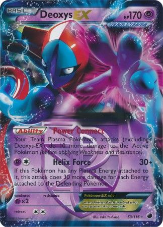 Deoxys EX (53/116) (Jumbo Card) [Black & White: Plasma Freeze] | Good Games North