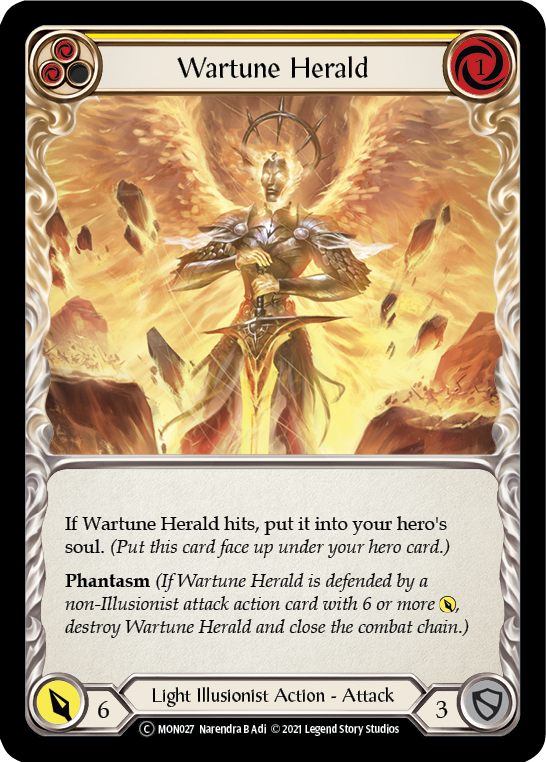 Wartune Herald (Yellow) [U-MON027] Unlimited Normal | Good Games North