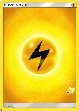 Lightning Energy (Pikachu Stamp #43) [Battle Academy 2020] | Good Games North