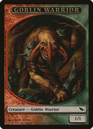 Goblin Warrior Token (Red/Green) [Shadowmoor Tokens] | Good Games North