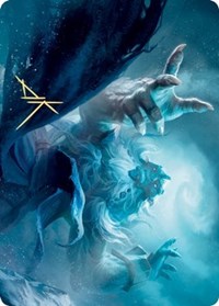 Cyclone Summoner Art Card (Gold-Stamped Signature) [Kaldheim: Art Series] | Good Games North