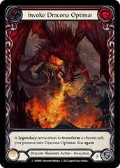 Invoke Dracona Optimai // Dracona Optimai (Marvel) [UPR006] (Uprising)  Cold Foil | Good Games North
