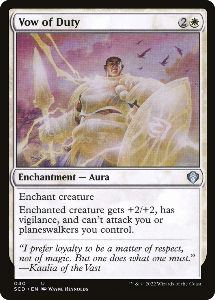 Vow of Duty [Starter Commander Decks] | Good Games North