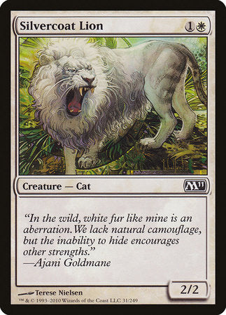 Silvercoat Lion [Magic 2011] | Good Games North