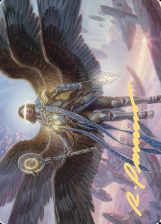 Angel of Destiny Art Card (Gold-Stamped Signature) [Zendikar Rising Art Series] | Good Games North