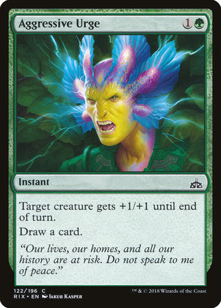 Aggressive Urge [Rivals of Ixalan] | Good Games North