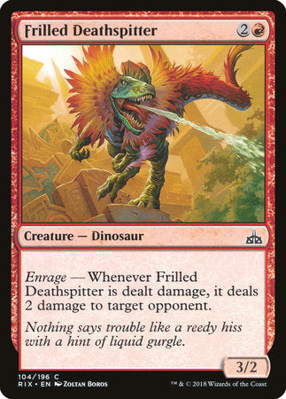 Frilled Deathspitter [Rivals of Ixalan] | Good Games North