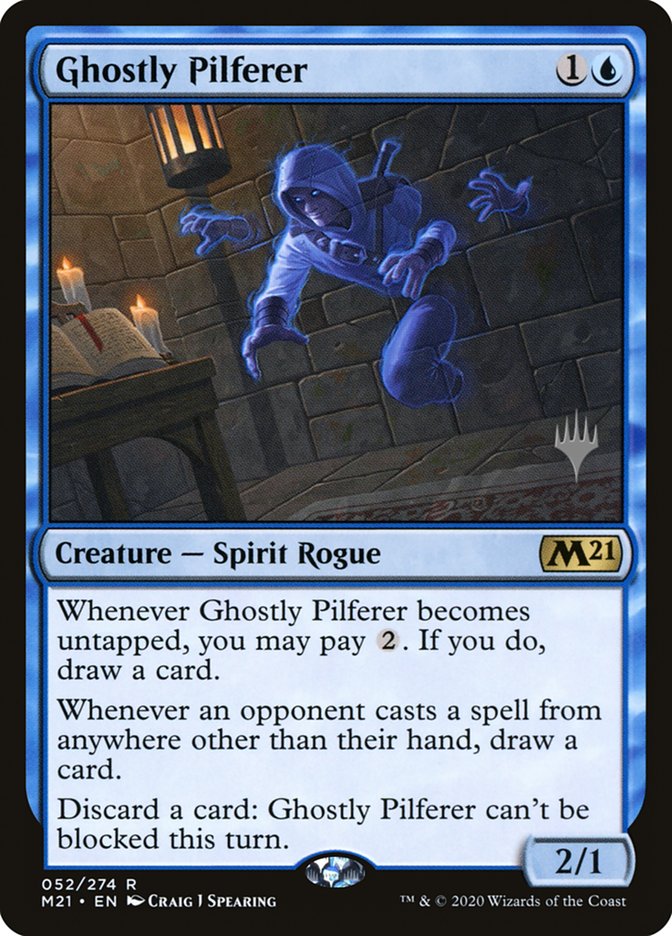 Ghostly Pilferer (Promo Pack) [Core Set 2021 Promos] | Good Games North
