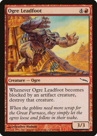 Ogre Leadfoot [Mirrodin] | Good Games North