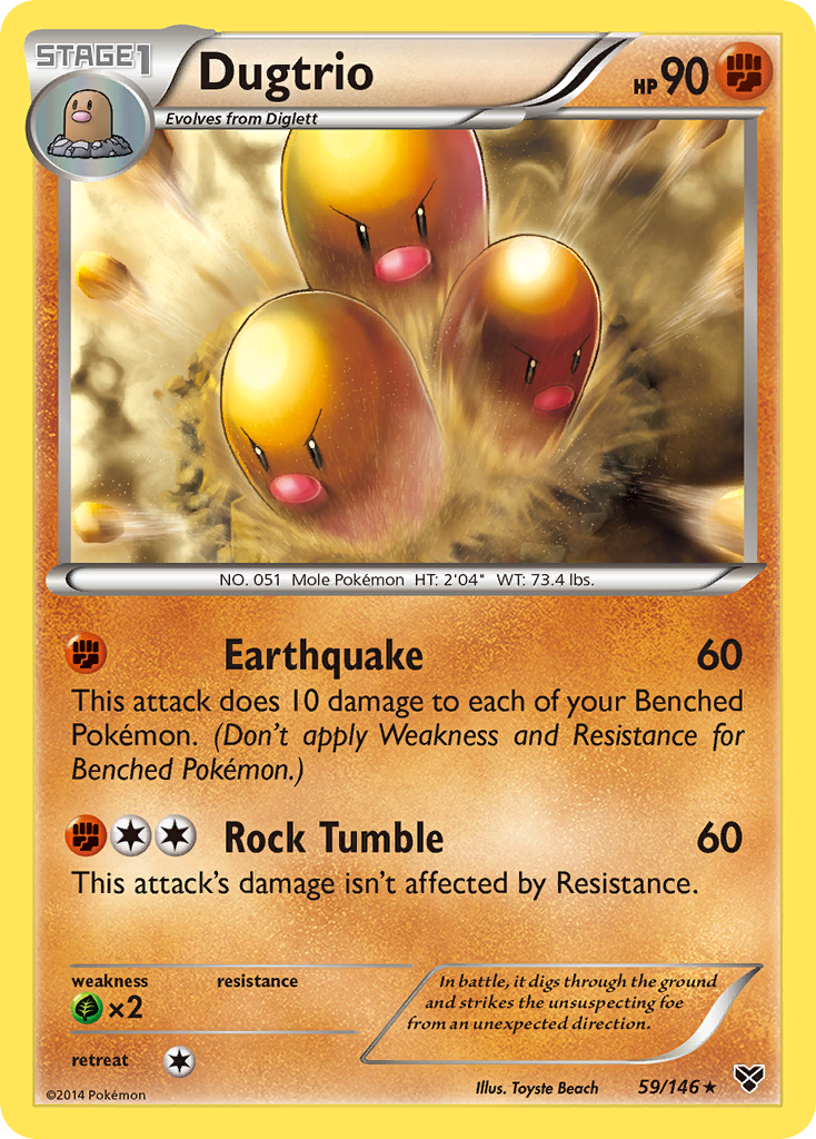 Dugtrio (59/146) [XY: Base Set] | Good Games North