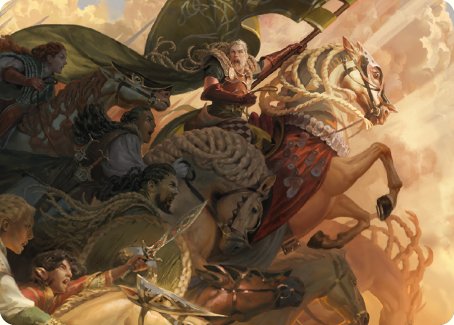 Marshal's Anthem Art Card [The Lord of the Rings: Tales of Middle-earth Art Series] | Good Games North
