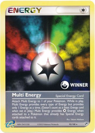 Multi Energy (93/100) (Winner League Promo) [EX: Sandstorm] | Good Games North