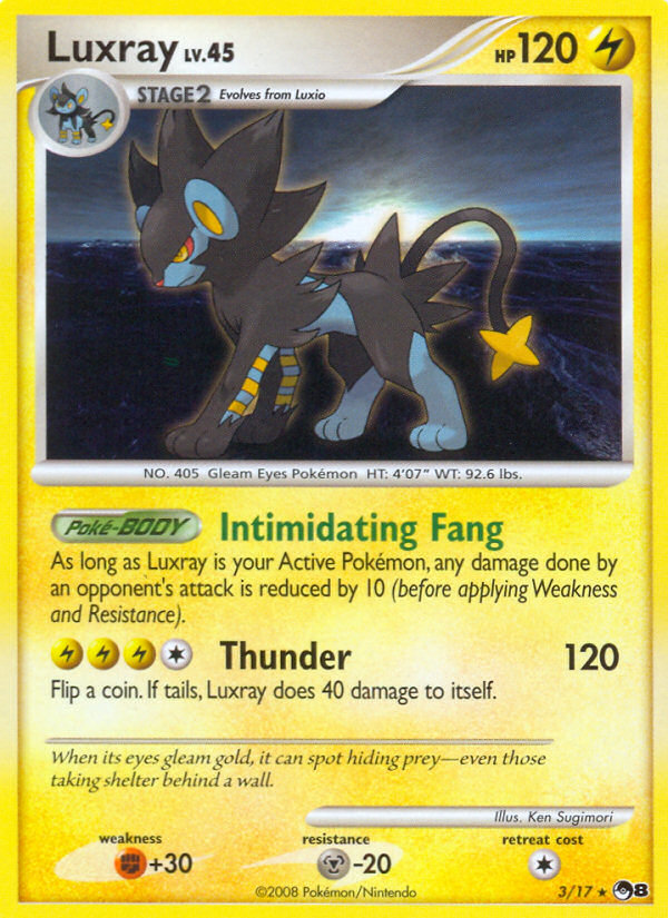 Luxray (3/17) [POP Series 8] | Good Games North